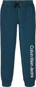 Флисовые спортивные брюки Calvin Klein для мальчиков, Vertical Logo Deep Cyan Fc17