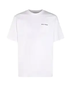 Белая футболка с принтом спереди и сзади. Daily Paper, белый