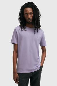 Хлопковая футболка BRACE Allsaints, фиолетовый