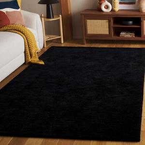 Ковер SAFAVIEH, 183 x 275 см, Carmine Collection, Black, ручной работы, идеально для гостиной, спальни, столовой (CMN101Z-6)