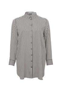 Блузка с длинными рукавами Классическая блузка с длинными рукавами и полосатым узором по всей поверхности VIA APPIA -DUE-, цвет Creme / Schwarz