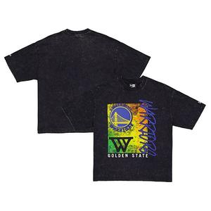 Мужская черная футболка Golden State Warriors Sport Classics enzyme washed New Era