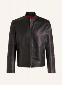 Кожаная куртка Локис-3 Hugo, черный
