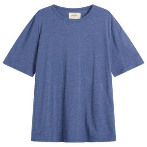 Свободная сборочная футболка Folk, индиго nep