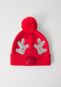 Шапка ONLY ONLRAINY X-MAS BEANIE, High Risk Red/Red