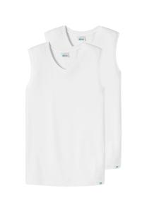 Майка/Топ 2 шт. в упаковке долговечный хлопок Schiesser, белый