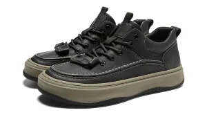 Synthetic Leather, Split Cow Leather Slip Resistant низкие кроссовки для скейтбординга мужские HLA, earth желтый