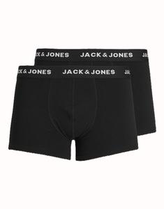 Набор из 2 черных узких боксеров Jack & Jones