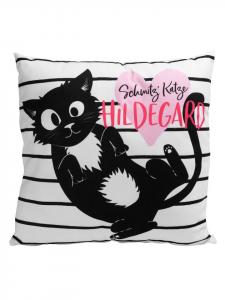 Подушка United Labels Ralf Schmitz Hildegard, черный/белый