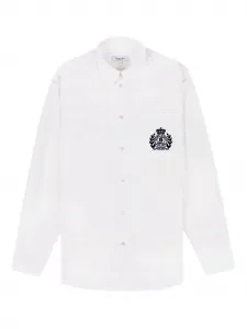 Топ с карманом и вышивкой Sporty & Rich, белый