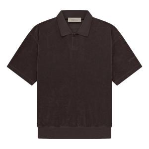 Рубашка ss23 terry polo shirt 'plum' Fear Of God Essentials, фиолетовый
