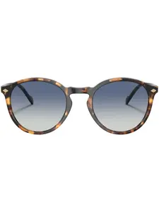 Солнцезащитные очки в круглой оправе черепаховой расцветки Vogue Eyewear, коричневый