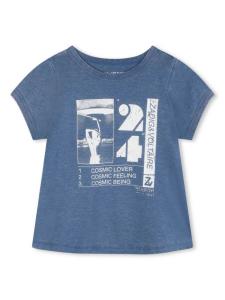 Футболка с логотипом Zadig & Voltaire Kids, синий