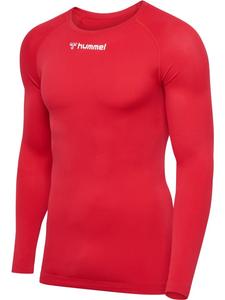 Футболка "Hmlbl Comfort 2.0 Tee L/S" красного цвета Hummel