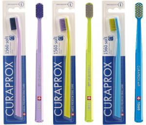 Ручная зубная щетка CURAPROX CS 1560 Soft Eco Pack 3 шт. Cupaprox