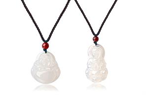 Унисекс ожерелье из халцедона OGDAID