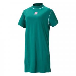Женское платье с короткими рукавами Adidas Neo, зеленый