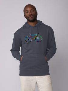 Толстовка wat? Apparel Sweatshirt Fahrrad by night, цвет India Ink Grey
