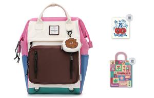 Женский рюкзак VANWALK Cheese Series, Рыбный пирог мороженое белое