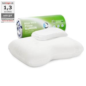 Подушка для поддержки шеи с алоэ вера NuMOON, подушка из вязкой пены с бамбуковым активированным углем, чехол для ухода за кожей, подходит для всех положений сна Third of Life