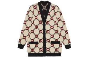 Реверсивный кардиган Interlocking G GUCCI, светло коричневый