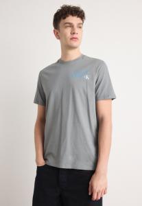 Футболка с принтом Calvin Klein Jeans, темно-зеленый