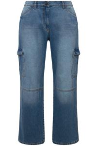 Джинсы свободного кроя Angel of Style, синий деним