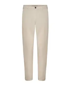 Бежевые хлопковые брюки 40Weft, бежевый