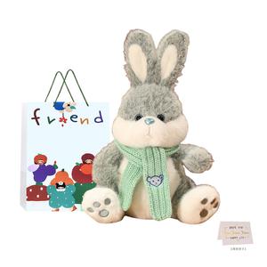 Милые разноцветные овсяные кролики мягкие и милые креативные куклы плюшевые куклы высота 23см/35см Whoops, светло-зеленый