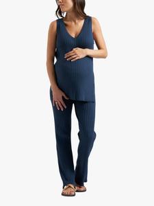 Брюки для беременных из ребристого трикотажа sena Ripe, цвет French Navy