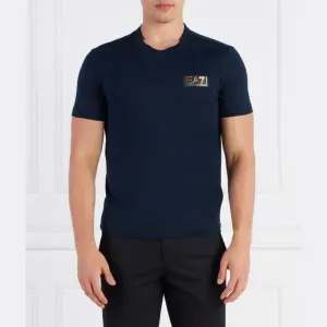 Футболка стандартного кроя Ea7, синий