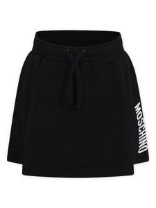 Moschino Kids юбка с логотипом, черный