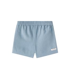 Полосатые шорты из хлопкового джерси Baby Cyriel Donsje, Steel Blue Stripped