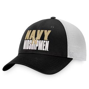 Мужская кепка Top of the World черно-белая, темно-синяя, гардемарина Stockpile Trucker Snapback