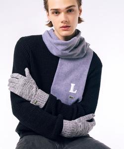 Перчатки меланжевого плетения