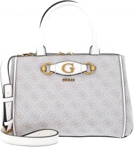 GUESS женская сумка Izzy Small Girlfriend Satchel, Dove Logo