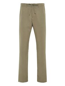 Прямые брюки с завязками на шнурке Canali, нейтральный