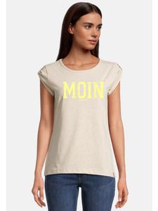 Рубашка BIIKE - MOIN цвета экрю-меланж Salzhaut