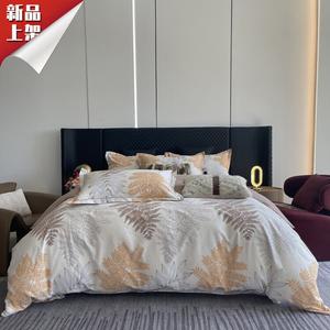 LUOLAI HOME Комплект постельного белья, 200 см, 4 предмета, Huatingzhuangyuan