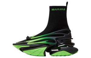 BALMAIN Кроссовки Unicorn High 'Black Green'