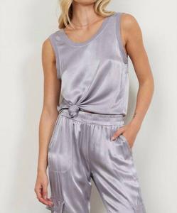 Шелковистый топ Silky You в хроме LAmade, Chrome