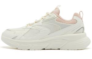 Кроссовки женские с низким верхом белые/розовые Qiaodan