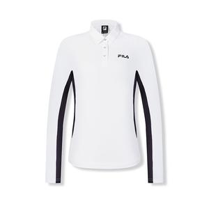 FILA Поло для женщин Jade White