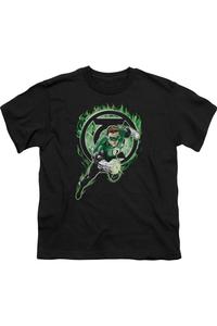 Футболка Green Lantern "Космический полицейский" с коротким рукавом для детей Gildan