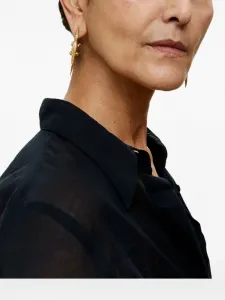 Серьга "Аллигатор" из 18-каратного золота с цаворитами Bibi van der Velden, золотой