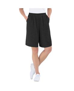 Вязаные шорты больших размеров на 7 дней Woman Within, Heather charcoal