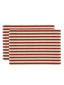 Södahl Салфетка под тарелку в полоску, красная