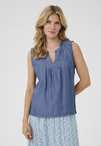 Топ SLEEVELESS - Blouse Cream, цвет Toronto Medium Blue Denim