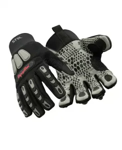 Мужские утепленные перчатки Impact Pro - водонепроницаемые зимние рабочие перчатки с превосходным сцеплением Refrigiwear, черный