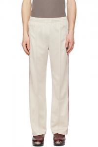 Needles Спортивные брюки Off White из гладкого полиэстера